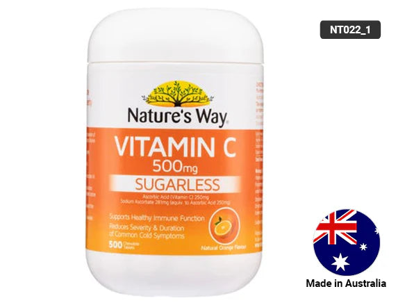 Natures Way Vitamin C 500mg Sugarless 300 Chewble Tablets in Sri Lanka